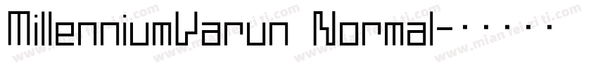 MillenniumVarun Normal字体转换